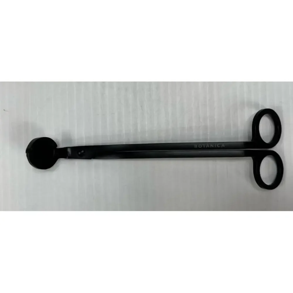 Botanica Wick Trimmer & Snuffer Set Matte Black‎ Wick Scissors & Candle Sniffer